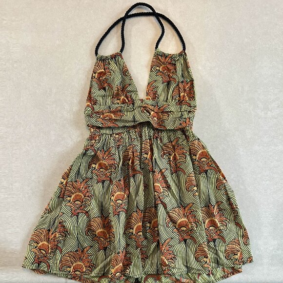 Kate Moss for Topshop Halterneck Kaftan Liberty Dress ASO Blake Lively - Picture 3 of 8